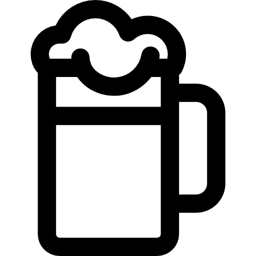 맥주 파인트 Basic Rounded Lineal icon