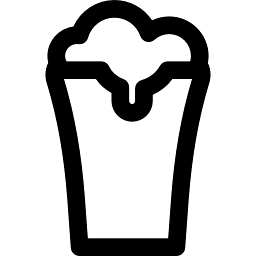 pinta di birra Basic Rounded Lineal icona
