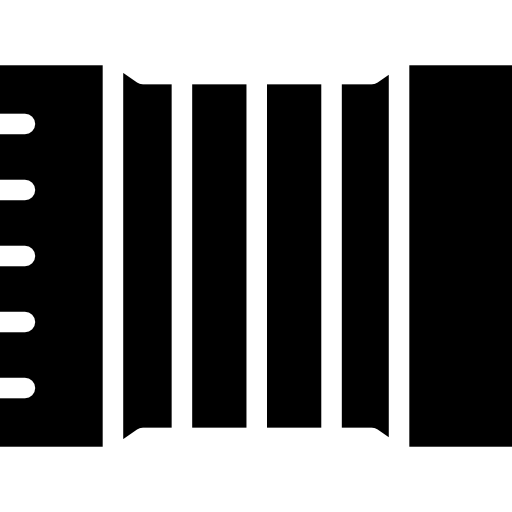 accordeon Basic Rounded Filled icoon