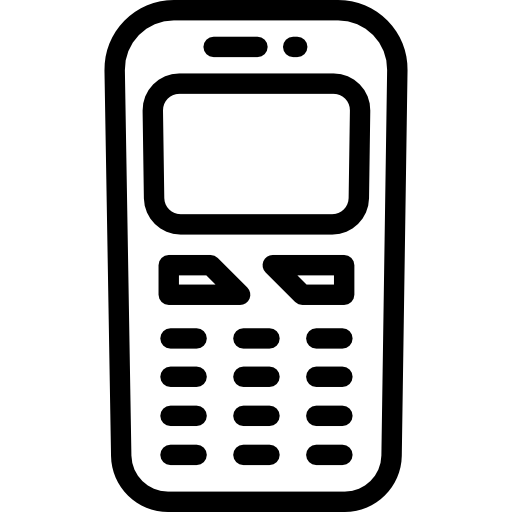 telefon komórkowy Detailed Rounded Lineal ikona