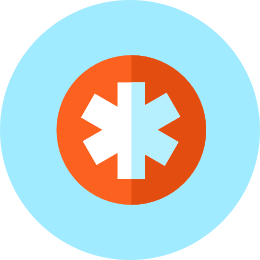 hospital Round Circle Round circle icono