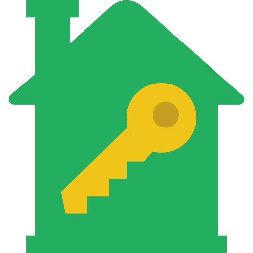 klucz od domu Basic Miscellany Flat ikona
