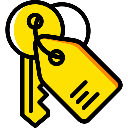 집 열쇠 Basic Miscellany Yellow icon