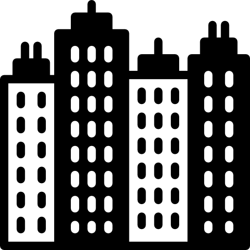 Skyscraper Basic Miscellany Fill icon