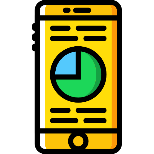téléphone intelligent Basic Miscellany Yellow Icône