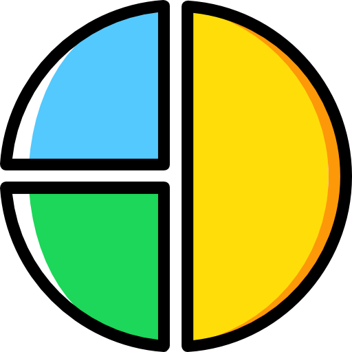 Круговая диаграмма Basic Miscellany Yellow иконка