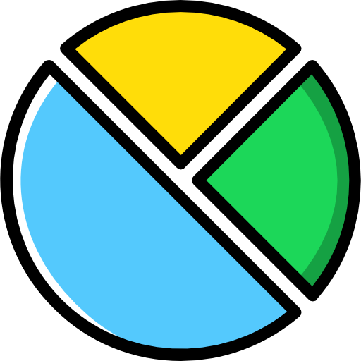 gráfico circular Basic Miscellany Yellow icono