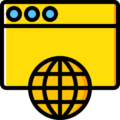 Browser Basic Miscellany Yellow icon