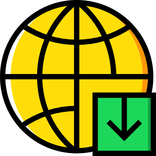 na całym świecie Basic Miscellany Yellow ikona