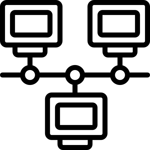 redes Basic Miscellany Lineal icono