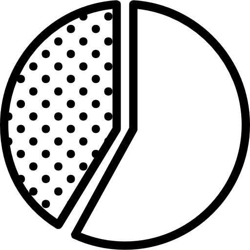 grafico a torta Basic Miscellany Lineal icona