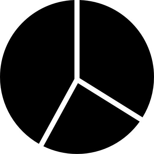 wykres kołowy Basic Miscellany Fill ikona