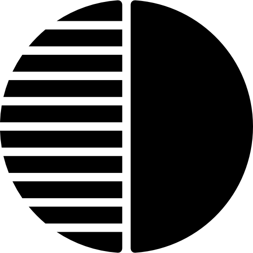 gráfico circular Basic Miscellany Fill icono