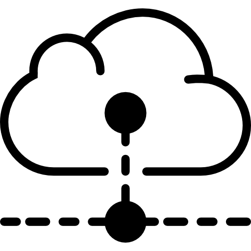 computación en la nube Basic Miscellany Fill icono