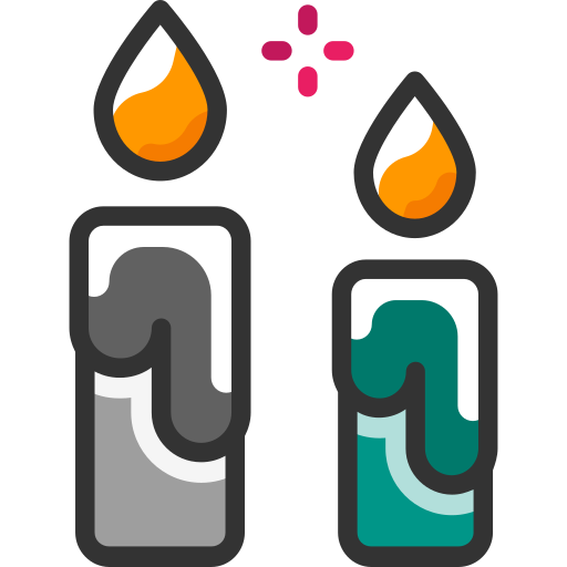 Candles SBTS2018 Lineal Color icon