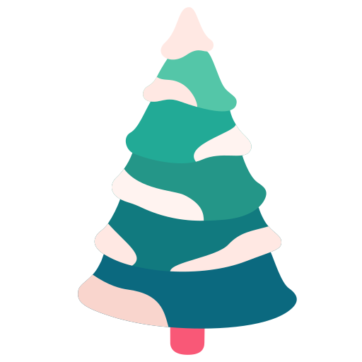 Christmas tree Victoruler Flat icon