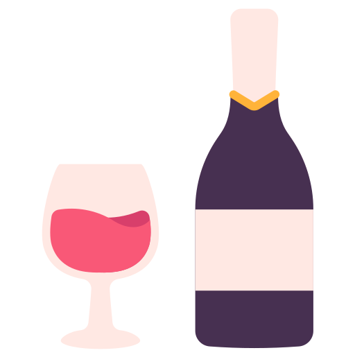 Wine Victoruler Flat icon