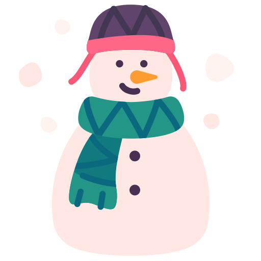 sneeuwman Victoruler Flat icoon