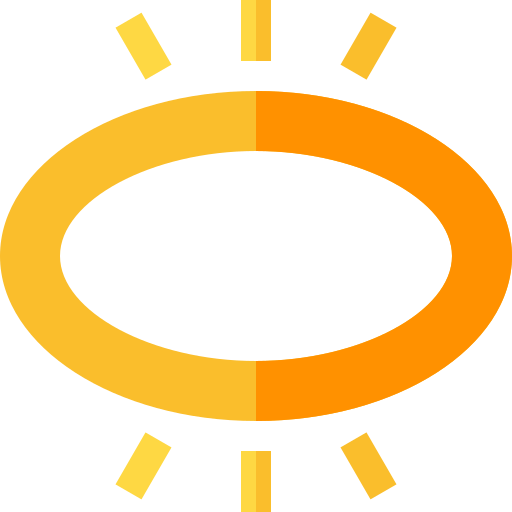 aureola Basic Straight Flat icono