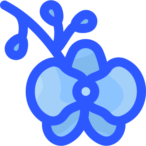 orchidee Vitaliy Gorbachev Blue icon