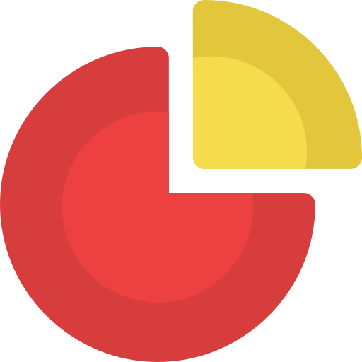 gráfico circular Vitaliy Gorbachev Flat icono