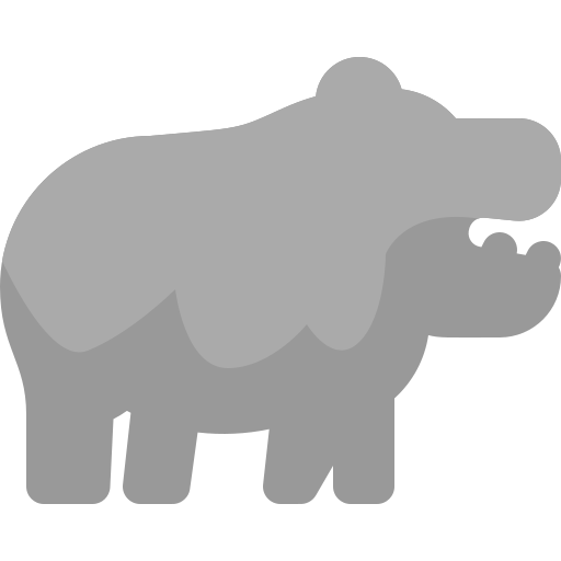 hippopotame Vitaliy Gorbachev Flat Icône