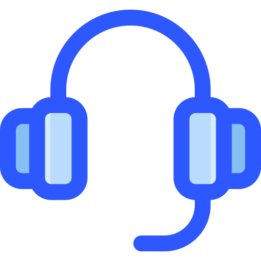 Headphones Vitaliy Gorbachev Blue icon