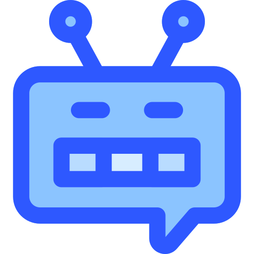 chatbot Vitaliy Gorbachev Blue icon