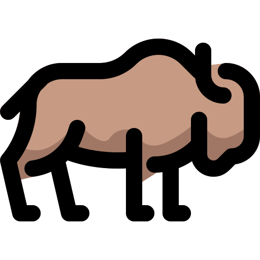 bison Vitaliy Gorbachev Lineal Color icon