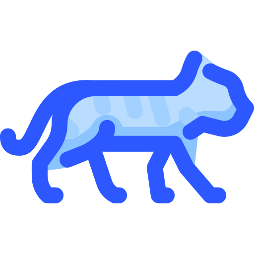 Тигр Vitaliy Gorbachev Blue иконка