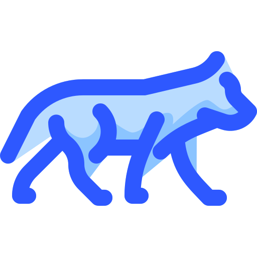Волк Vitaliy Gorbachev Blue иконка