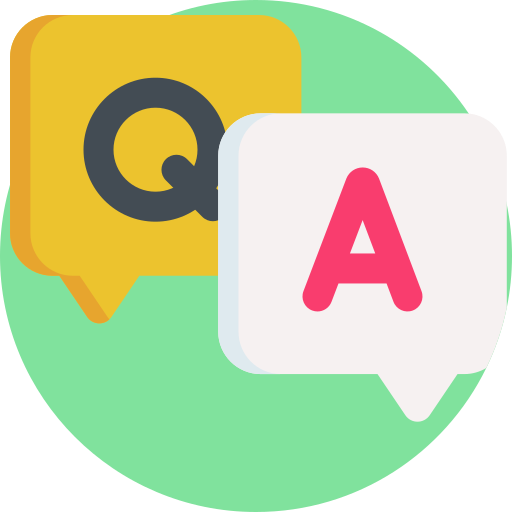 Q&a Detailed Flat Circular Flat icon