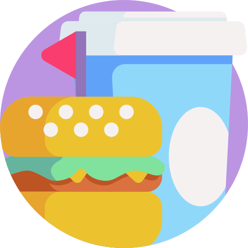 comida rápida Detailed Flat Circular Flat icono