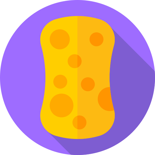 Sponge Flat Circular Flat icon