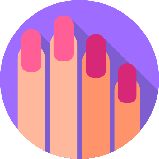 Manicure Flat Circular Flat icon