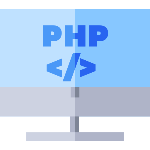 php Basic Straight Flat ikona