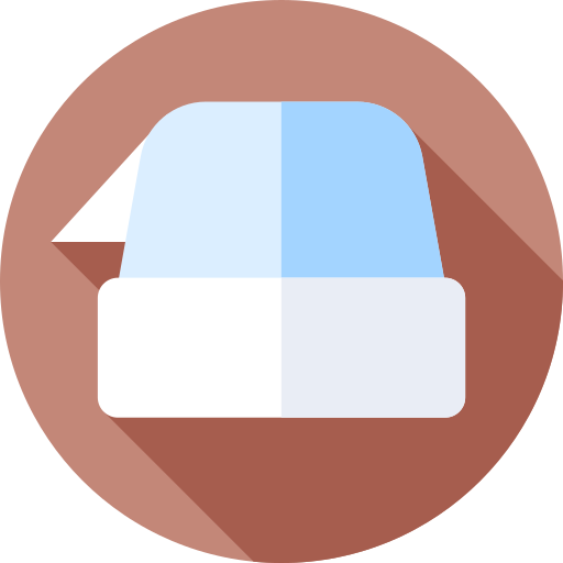 Sleep hat Flat Circular Flat icon