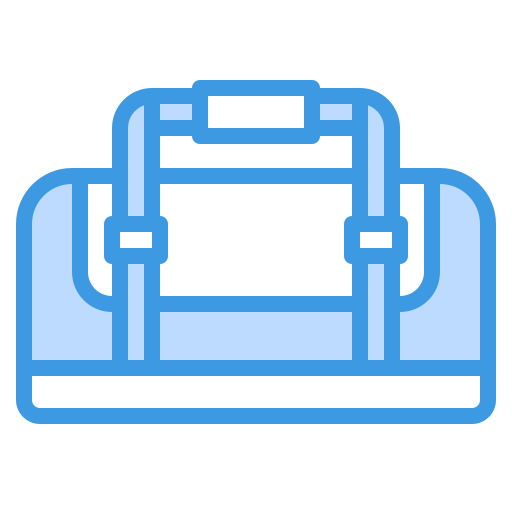 sac de gym itim2101 Blue Icône