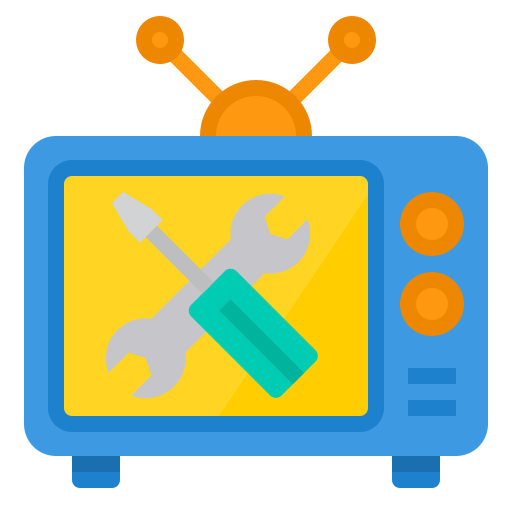 Television itim2101 Flat icon