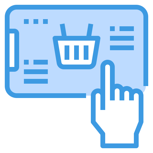 온라인 쇼핑 itim2101 Blue icon