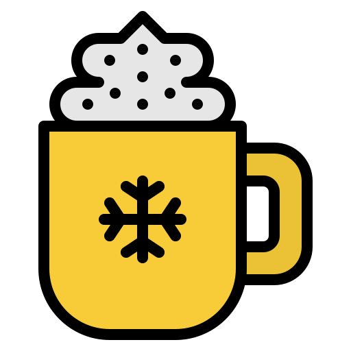 Coffee mug Iconixar Lineal Color icon