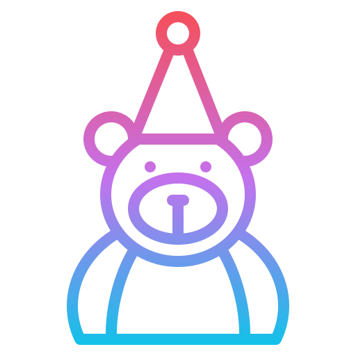 Bear Iconixar Gradient icon