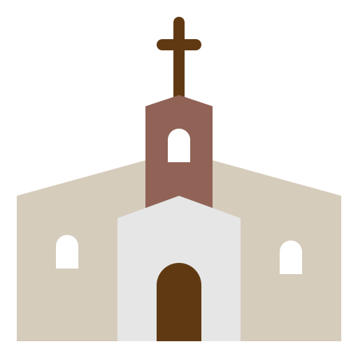 教会 Iconixar Flat icon
