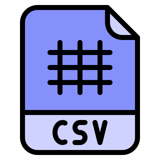 csv Iconixar Lineal Color icon