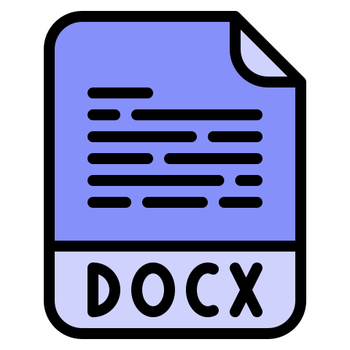 docx Iconixar Lineal Color icon