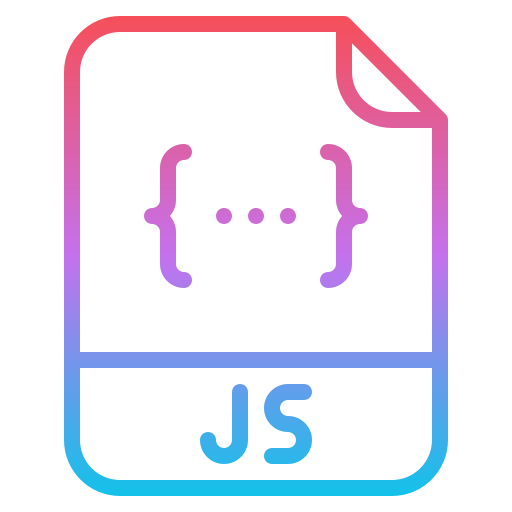 formato js Iconixar Gradient icono