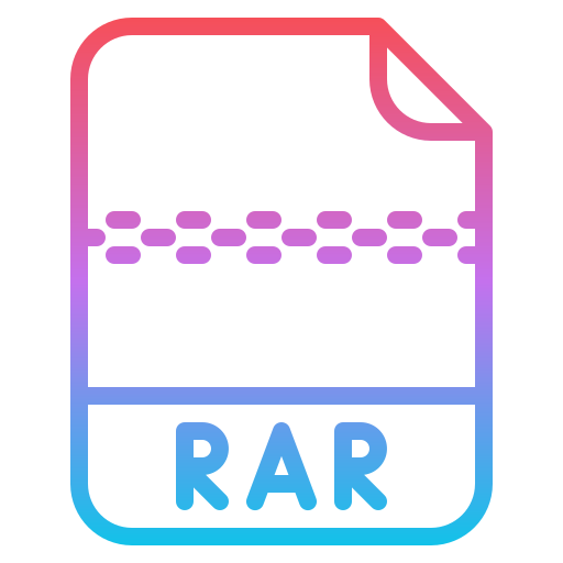 Rar Iconixar Gradient icon