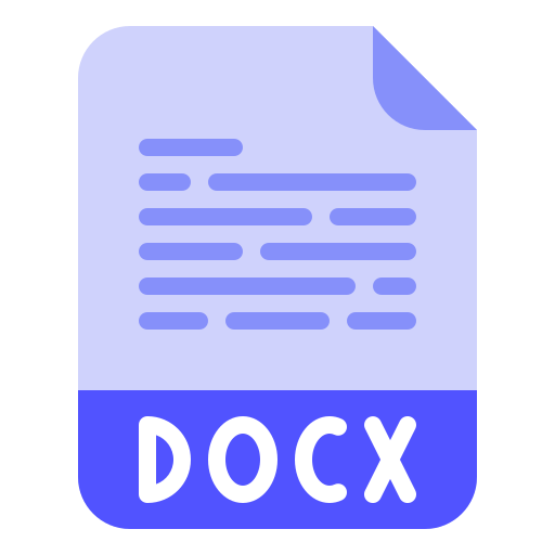 docx Iconixar Flat icoon