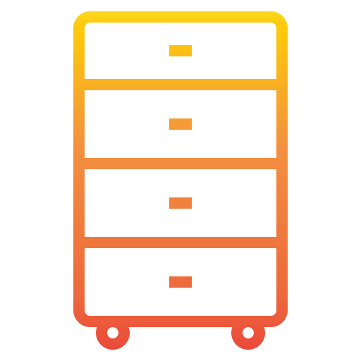 File cabinet Catkuro Gradient icon