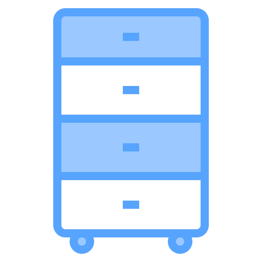 armoire à fichiers Catkuro Blue Icône